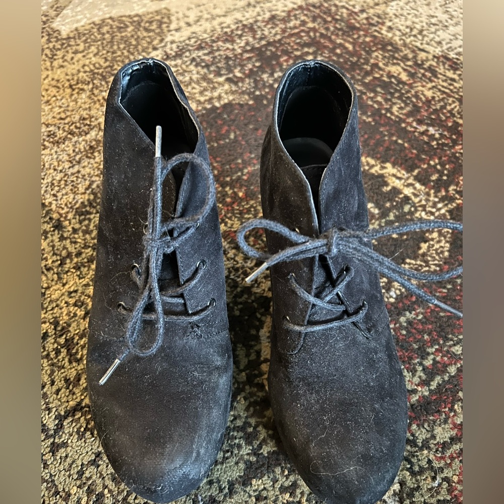 Black Suede Ankle Boots